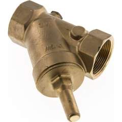 RUCK-112-SS-DVGW. Y-type check valve, Rp 1-1/2", DVGW, brass
