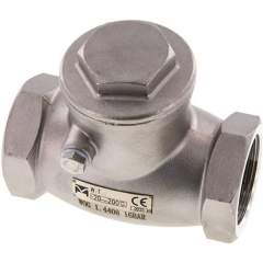 RUCK-114-S-ES-E. Stainless steel swing check valve G 1-1/4",PN 16
