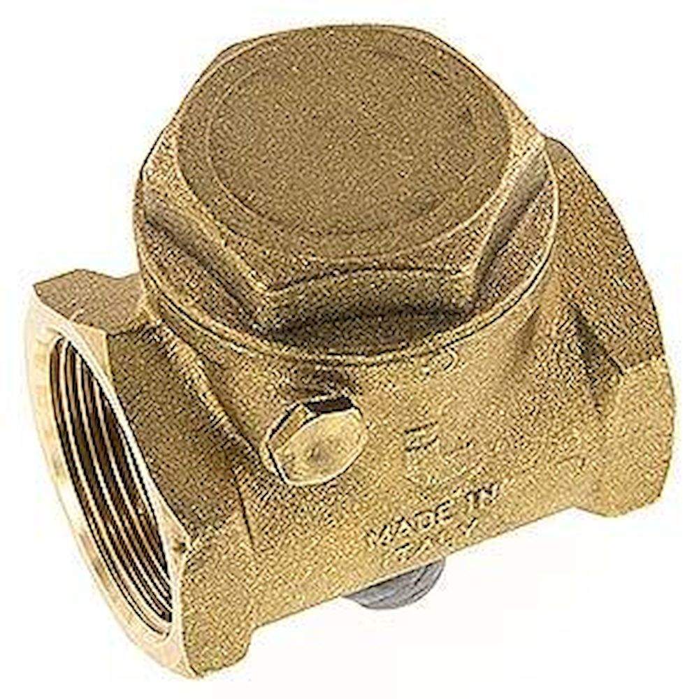 RUCK-114-SKB. Swing check valve G 1-1/4", PN 10, Brass, soft sealing