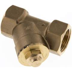 RUCK 114 SS-V. Schrägsitz-Rückschlagventil, Rp 1-1/4", FKM-Dichtung, Messing