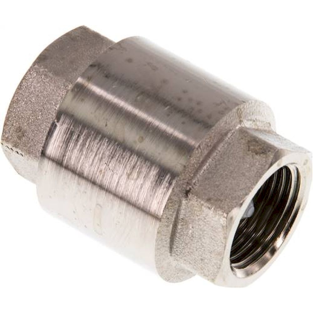 RUCK-12-MSV-E. check valves (light), G 1/2", PN 12, Nickel-plated brass