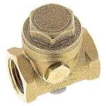 RUCK-12-SKB. Swing check valve G 1/2", PN 12, Brass, soft sealing
