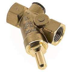 RUCK-12-SS. Y-type check valve, Rp 1/2", Standard, brass
