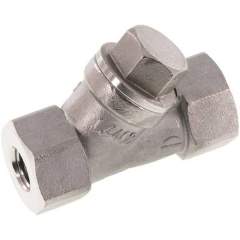 RUCK-14-SS-ES. Y-socket check valve, G 1/4", PN 40, stainless steel