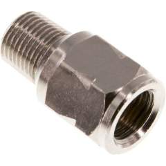RUCK-18-IA-MSV-V. Mini check valve R/Rp 1/8" (male thread / female thread), nickel-plated brass