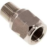 RUCK-18-IA-OF-MSV-V. Mini check valve R/Rp 1/8" (male thread / female thread), nickel-plated brass