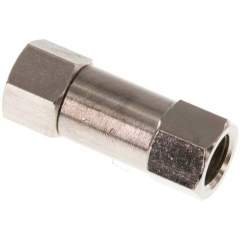 RUCK-18-MSV. Check valve, G 1/8", PN 10, nickel-plated brass