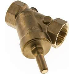 RUCK-20-SS/10-V*. Y-type check valve, Rp 2", FKM seal, brass