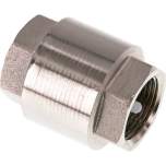 RUCK 34 MSV E. Rückschlagventil (leicht), G 3/4", PN 12, Messing vernickelt