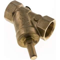RUCK-34-SS/10-V*. Y-type check valve, Rp 3/4", FKM seal, brass
