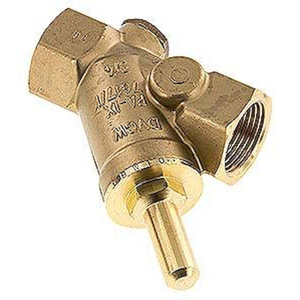 RUCK-34-SS. Y-type check valve, Rp 3/4", Standard, brass