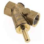 RUCK-34-SS-DVGW. Y-type check valve, Rp 3/4", DVGW, brass