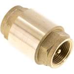 RUCK-34-VU. Check valve (vacuum), G 3/4" / -0,95 to 25 bar, brass