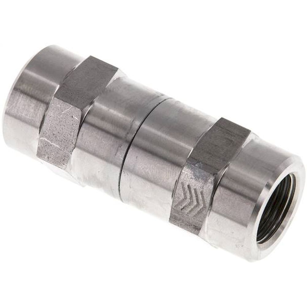RUCK-38-HD-ES-1. Hydraulic check valves, G 3/8", PN 350,Stainless steel