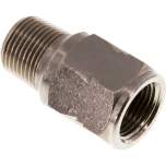 RUCK-38-IA-MSV-V. Mini check valve R/Rp 3/8" (male thread / female thread), nickel-plated brass