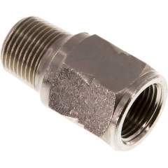 RUCK-38-IA-MSV-V. Mini check valve R/Rp 3/8" (male thread / female thread), nickel-plated brass