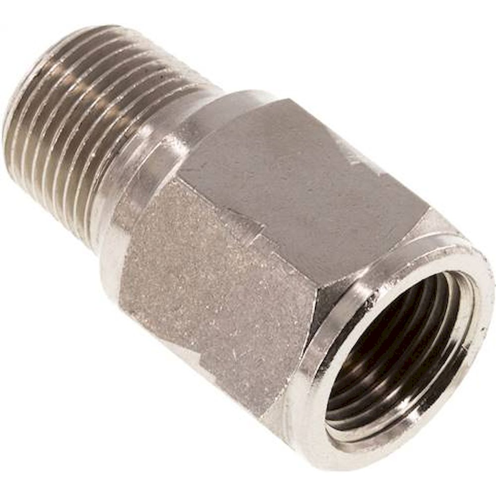 RUCK-38-IA-OF-MSV-V. Mini check valve R/Rp 3/8" (male thread / female thread), nickel-plated brass