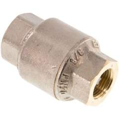 RUCK-38-MSV. Check valve, G 3/8", PN 20, nickel-plated brass