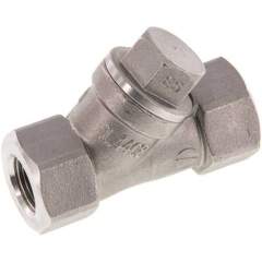 RUCK-38-SS-ES. Y-socket check valve, G 3/8", PN 40, stainless steel