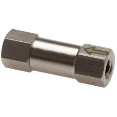 RUCK-50-MSV-V. Check valve, M 5, PN 10, nickel-plated brass