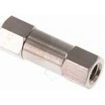 RUCK-50-MSV. Check valve, M 5, PN 10, nickel-plated brass
