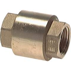 RUCK-40-VU. Check valve (vacuum), G 4" / -0,95 to 12 bar, brass