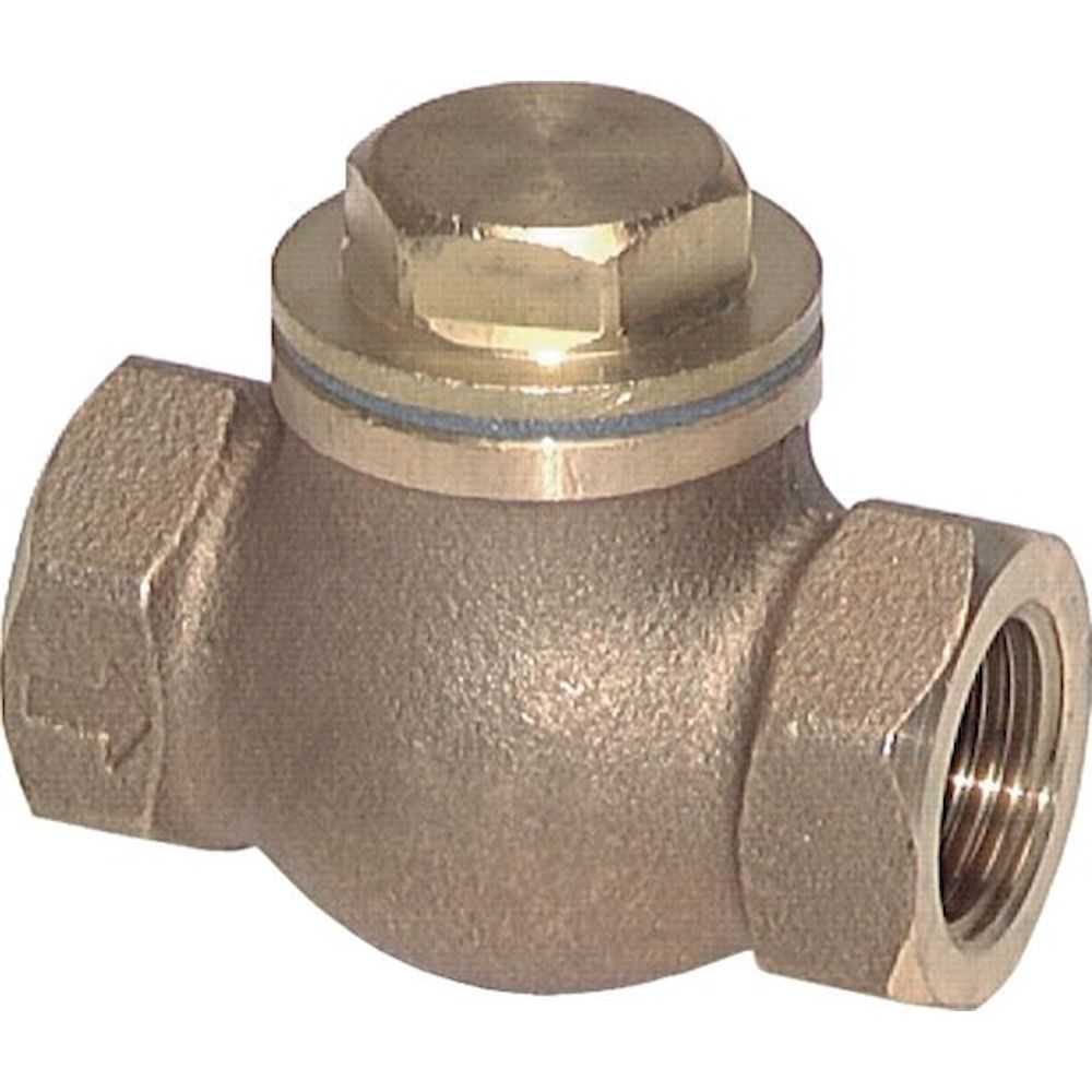 RUCK-212-S. check valves (heavy), G 2-1/2", PN 16, red bronze
