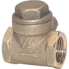 RUCK-30-SK. Swing check valve G 3", PN 8, Brass, Metallic sealing