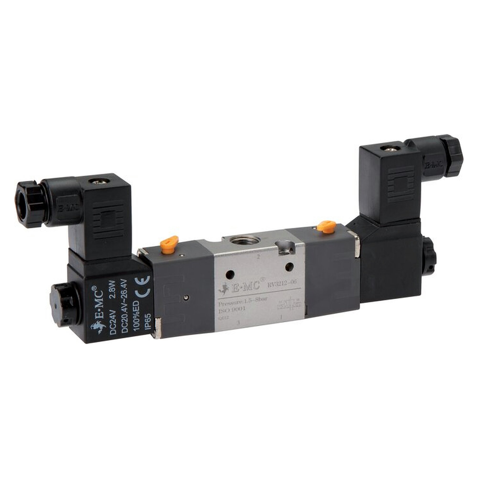 3/2-way solenoid valve, Impulse valve, G 1/8", 12 V DC, 500 l/min, nominal size 3.9 mm, 1.5 to 8 bar