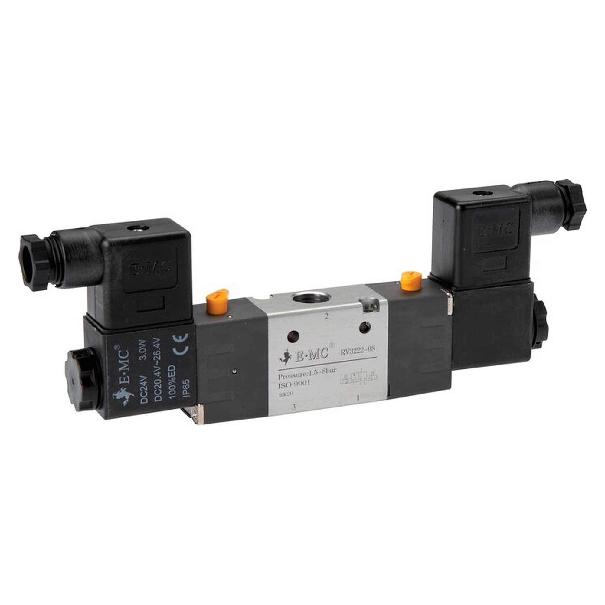 3/2-way solenoid valve, Impulse valve, G 1/4", 230 V AC, 800 l/min, nominal size 4.5 mm, 4 VA