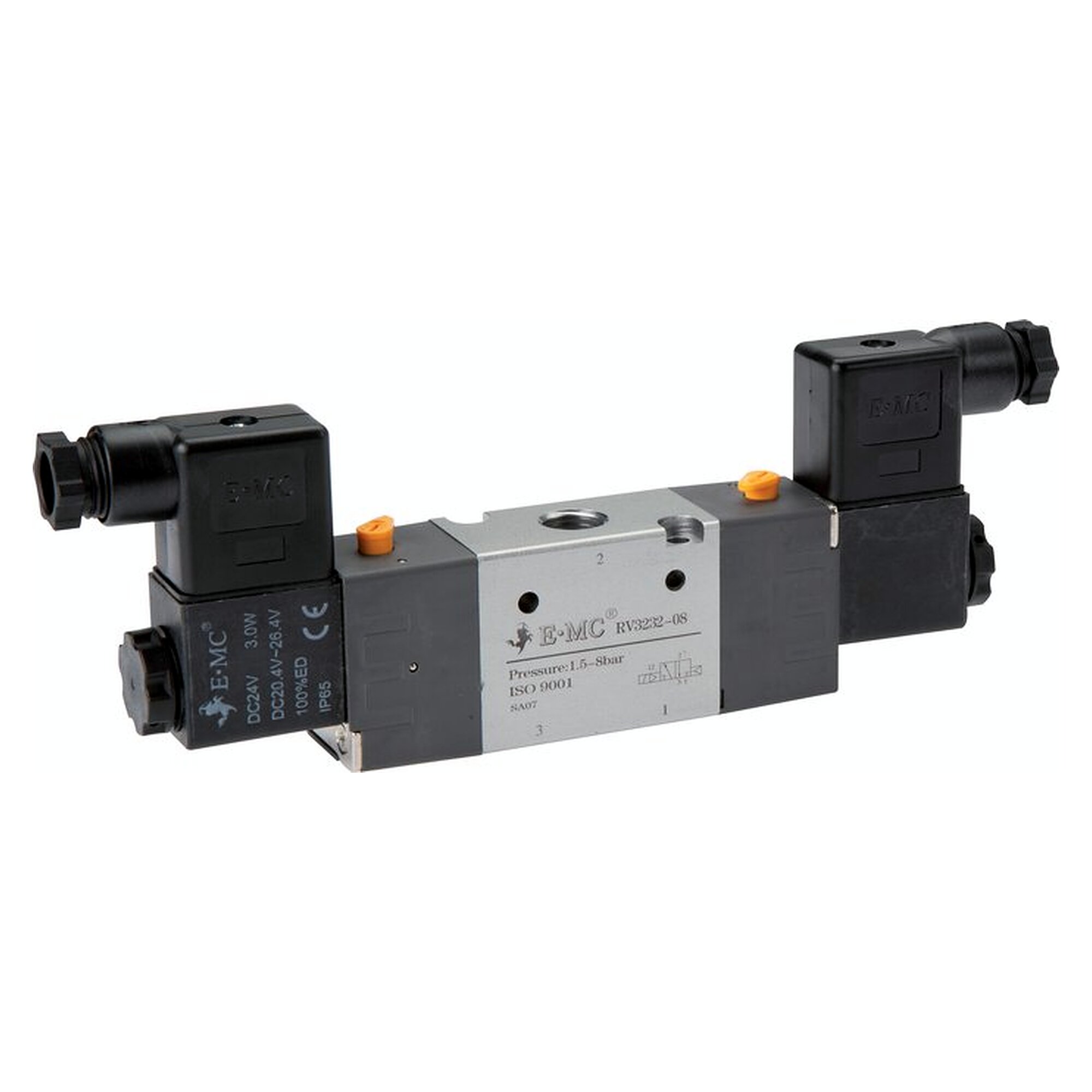3/2-way solenoid valve, Impulse valve, G 1/4", 24 V AC, 1150 l/min, nominal size 5.6 mm, 4 VA