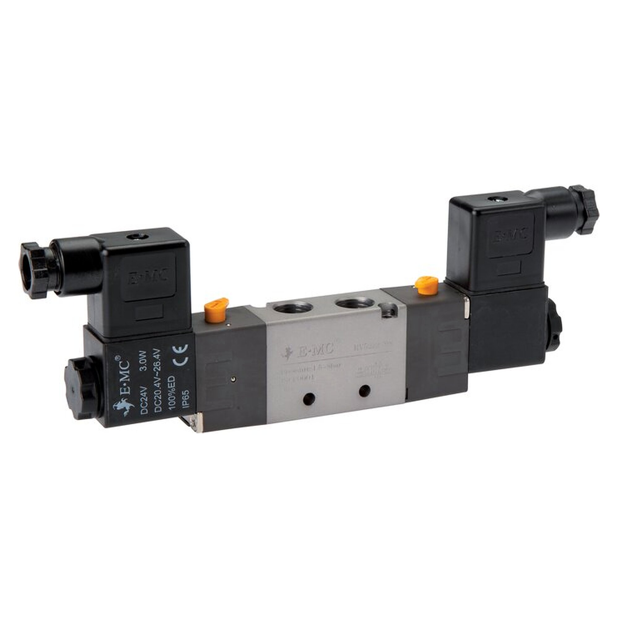 5/2-Wege Magnetventil, Impulsventil, G 1/4", 24 V DC, 800 l/min, Nennweite 4,5 mm, 1,5 bis 8 bar