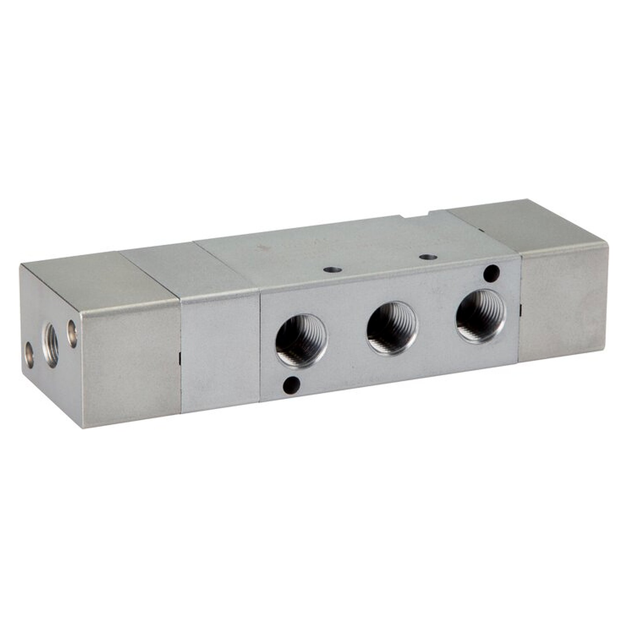 5/3-way pneumatic valve, centre position exhausted, G 1/4", 850 l/min, nominal size 4.8 mm