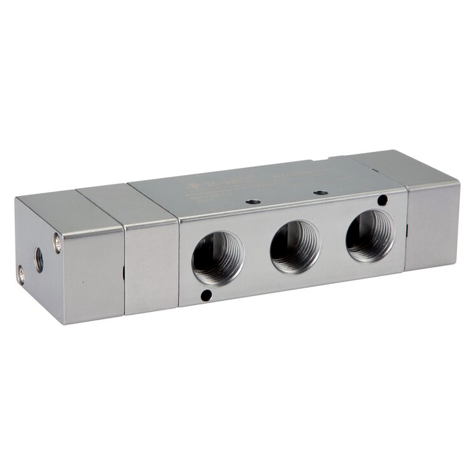 5/3-way pneumatic valve, centre position exhausted, G 1/2", 1350 l/min, nominal size 6.2 mm