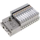 E.MC S1V-M5-10M-IO. Valve terminal 10x5/2-directional, IO-Link, M 5 on base plate (lateral)