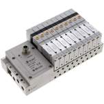 E.MC S1V-M5-10M-IO. Ventilterminal 10x5/2-Wege, IO-Link, M 5 an Grundplatte (seitlich)