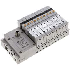 E.MC S1V-M5-10M-IO. Ventilterminal 10x5/2-Wege, IO-Link, M 5 an Grundplatte (seitlich)