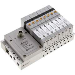 E.MC S1V-M5-8M-IO. Ventilterminal 8x5/2-Wege, IO-Link, M 5 an Grundplatte (seitlich)