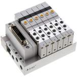 E.MC S1V-M7-6. Ventilterminal 6x5/2-Wege, Multipol, M 7 an Ventilen (oben)