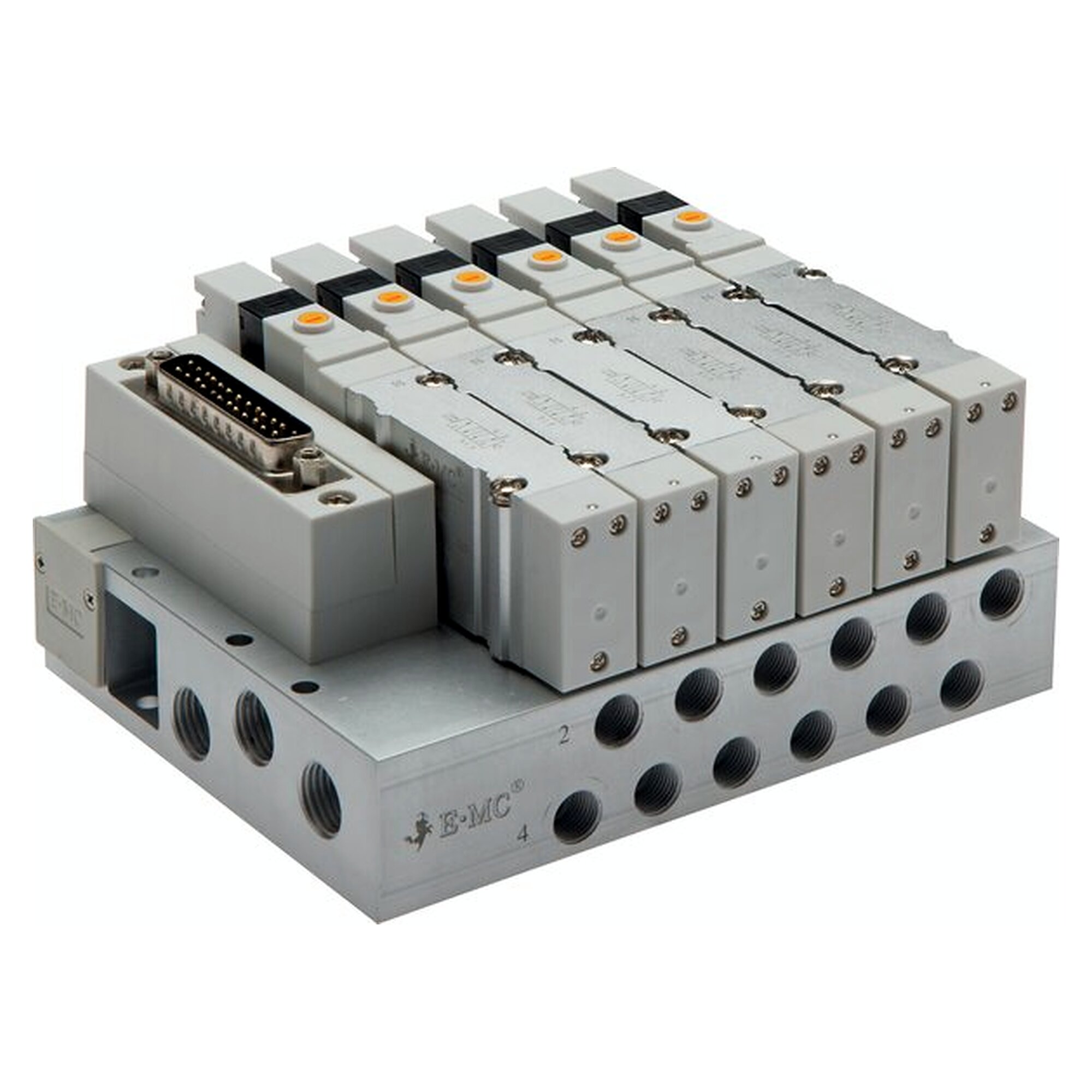 Valve terminal, 8 stations, DeviceNet, outlets G 1/8" at base plate (side), 16x G 1/8", 24 V DC
