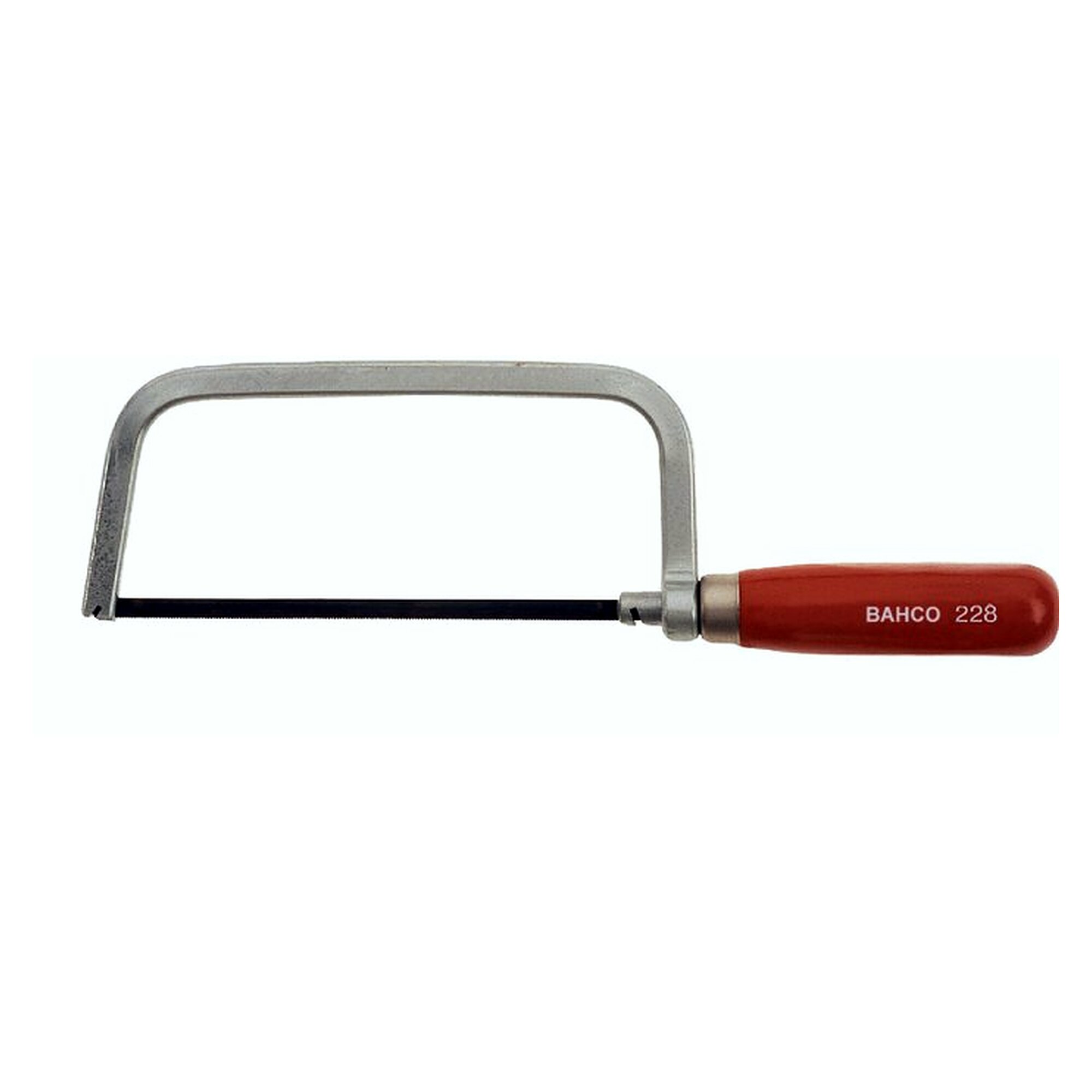 BAHCO Mini-Metallsägebogen, 150 mm, Profi: Minisäge mit Buchenholzgriff