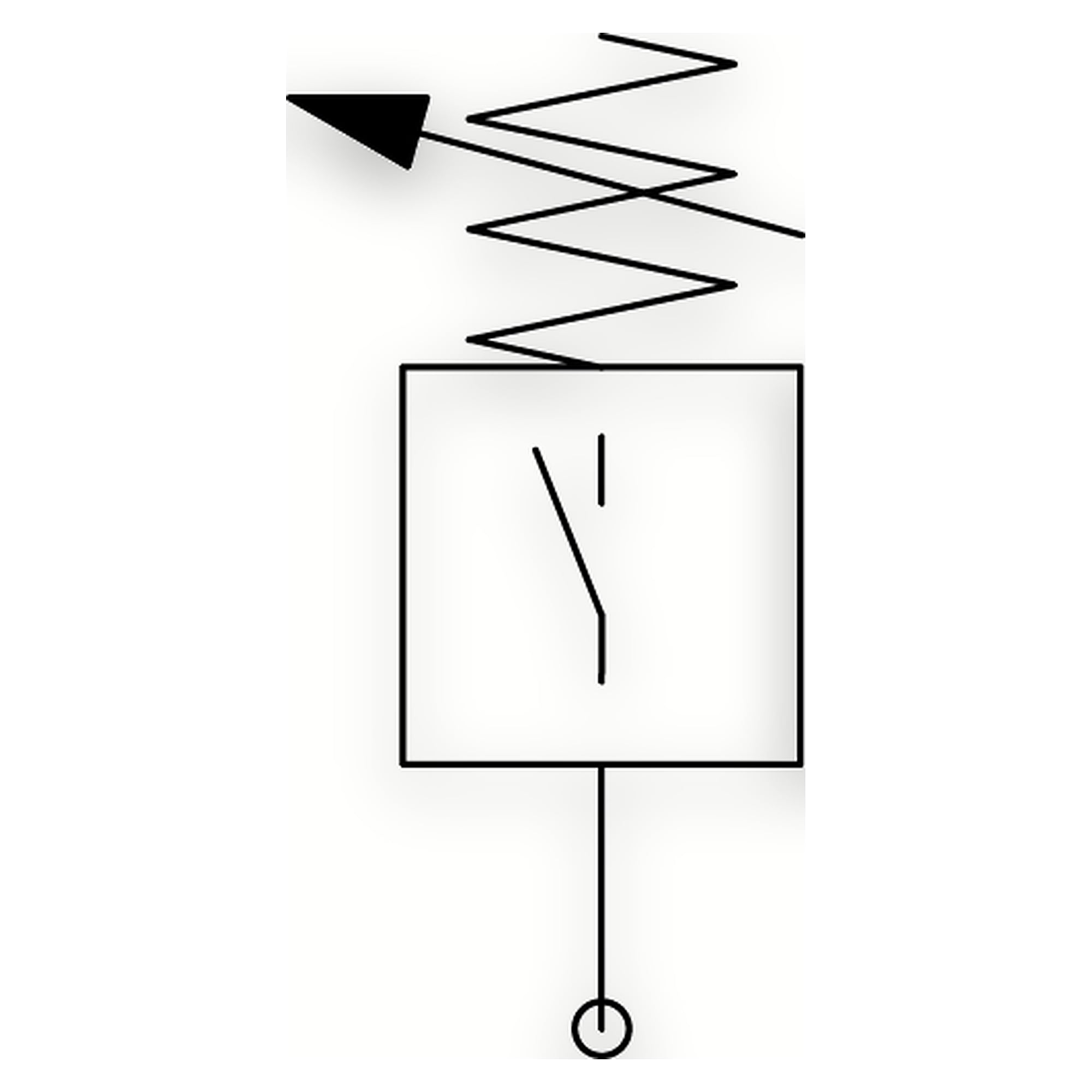 Pressure switch »SYNTESI«, size 1, G 3/8, M8, 300 mm cable - Riegler 144953
