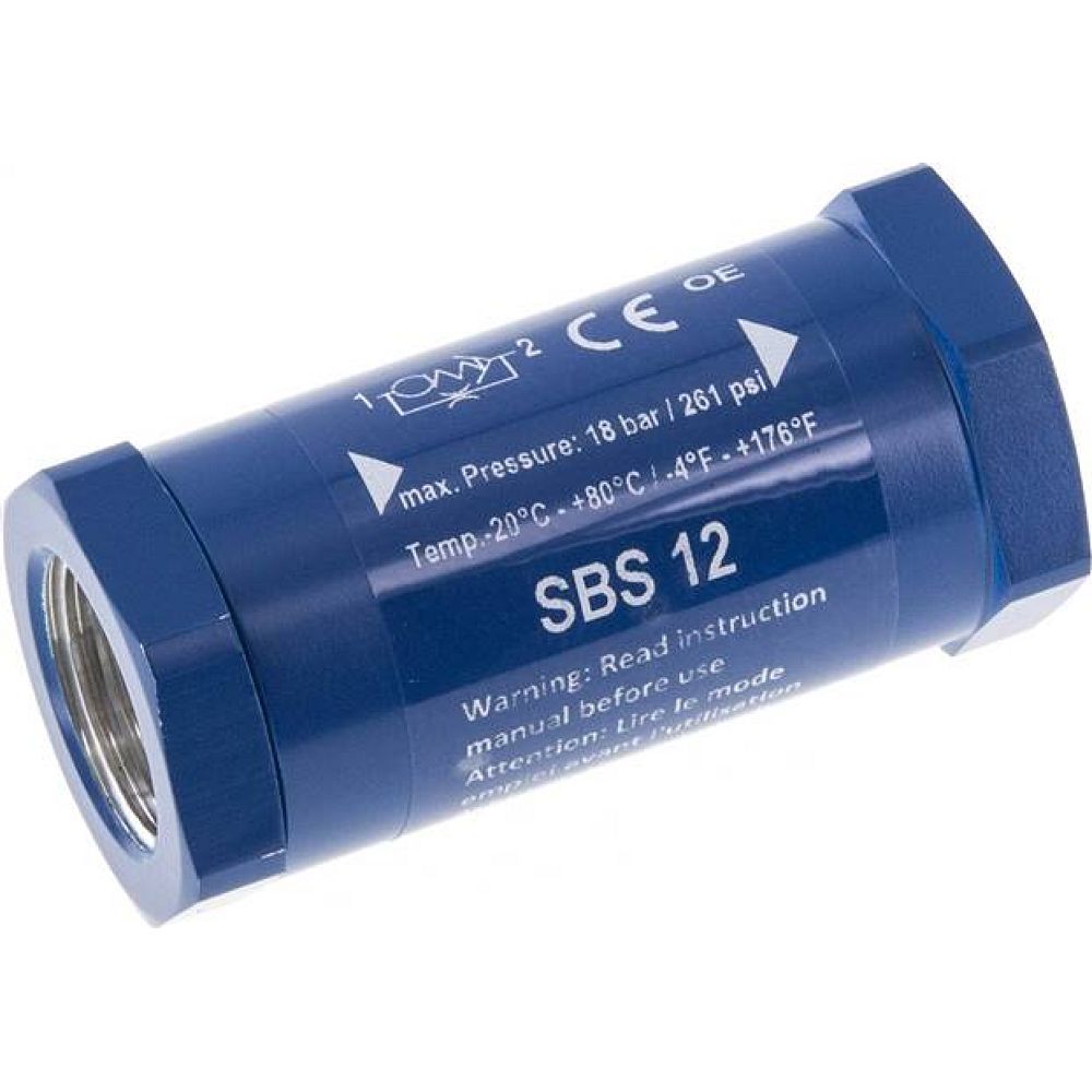 Schlauchbruchsicherung G 1/2" (Innengewinde)