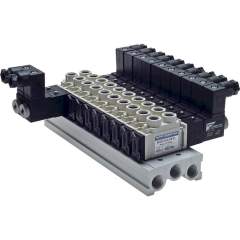 YPC SCB31D-M-14. manifold (14-way) for SC/SCE300 (5/2 and 5/3-way)