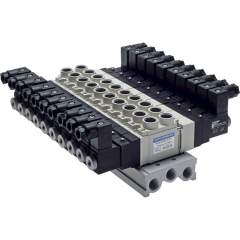 YPC SCB41-D-M-7. manifold (7-way) for SC/SCE400 (5/2 and 5/3-way)