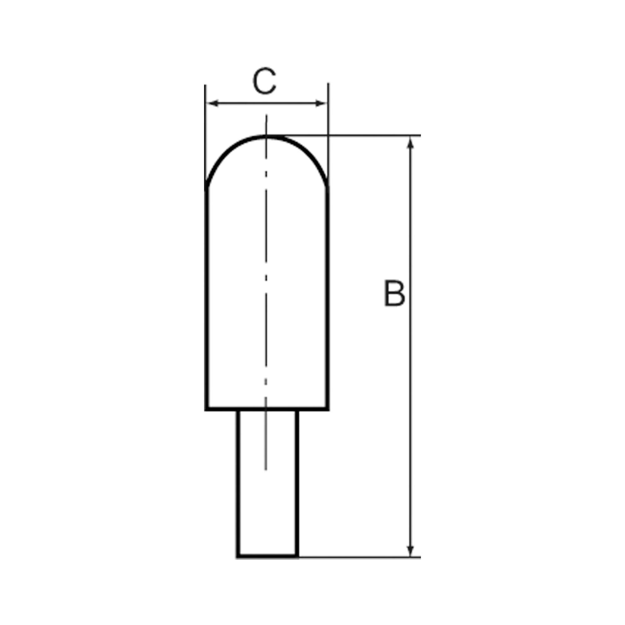 Schalldämpfer mit Stecknippel, »Blaue Serie«, Stecknippel 12 - Riegler 109941