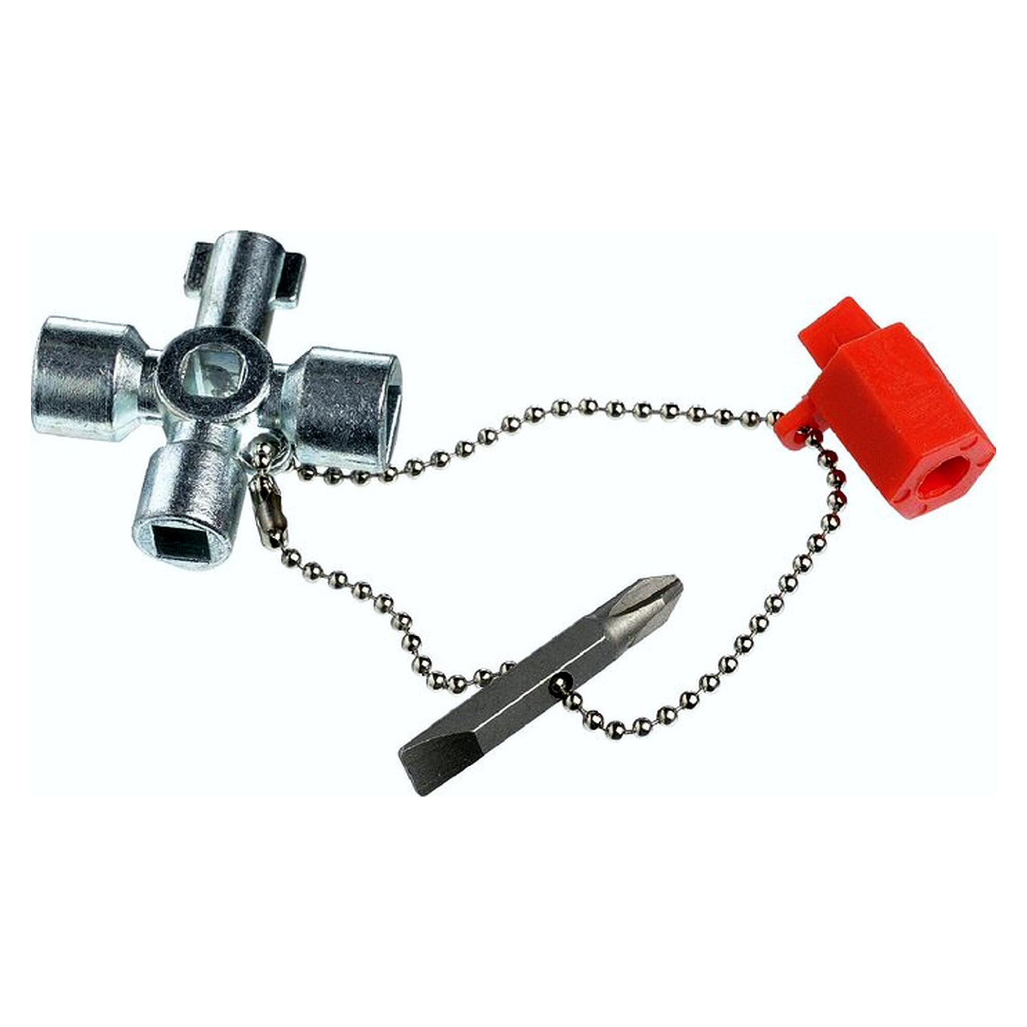Schaltschrankschlüssel, Typ Mini (42 x 42 mm), Vierkant 6, 7 - 8 mm