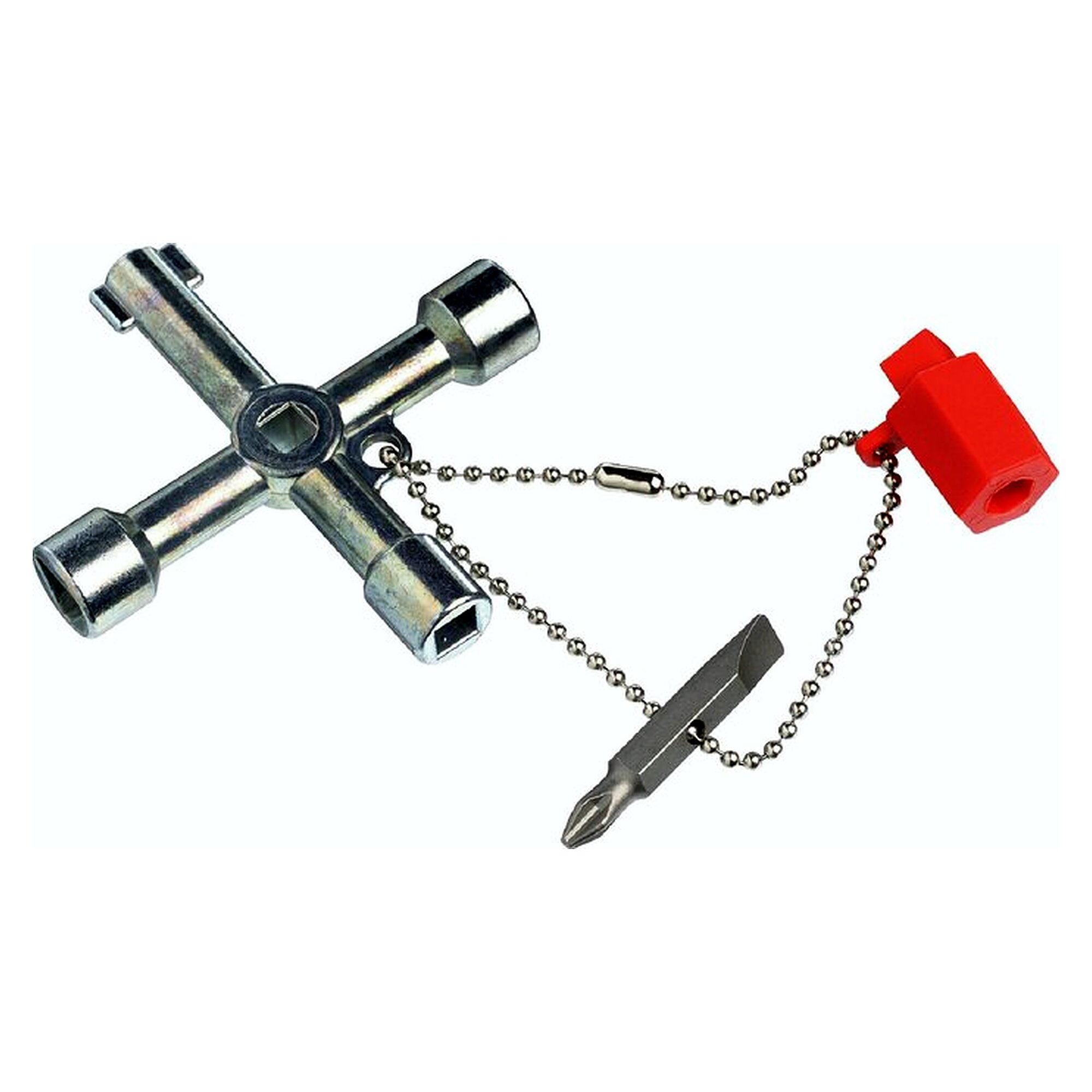 Control cabinet key, type standard (72 x 72 mm), square 5, 6, 7 - 8 mm
