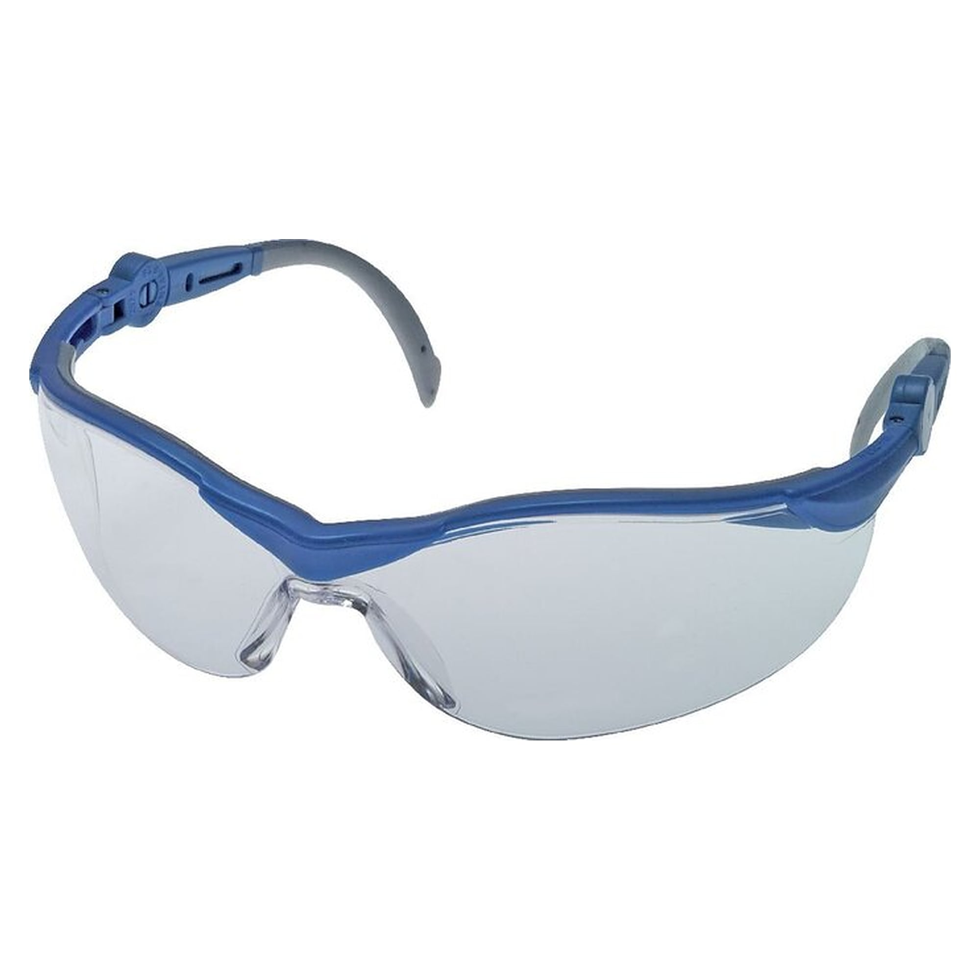 Panoramic safety goggles, two-component goggles, outside hard and inside soft