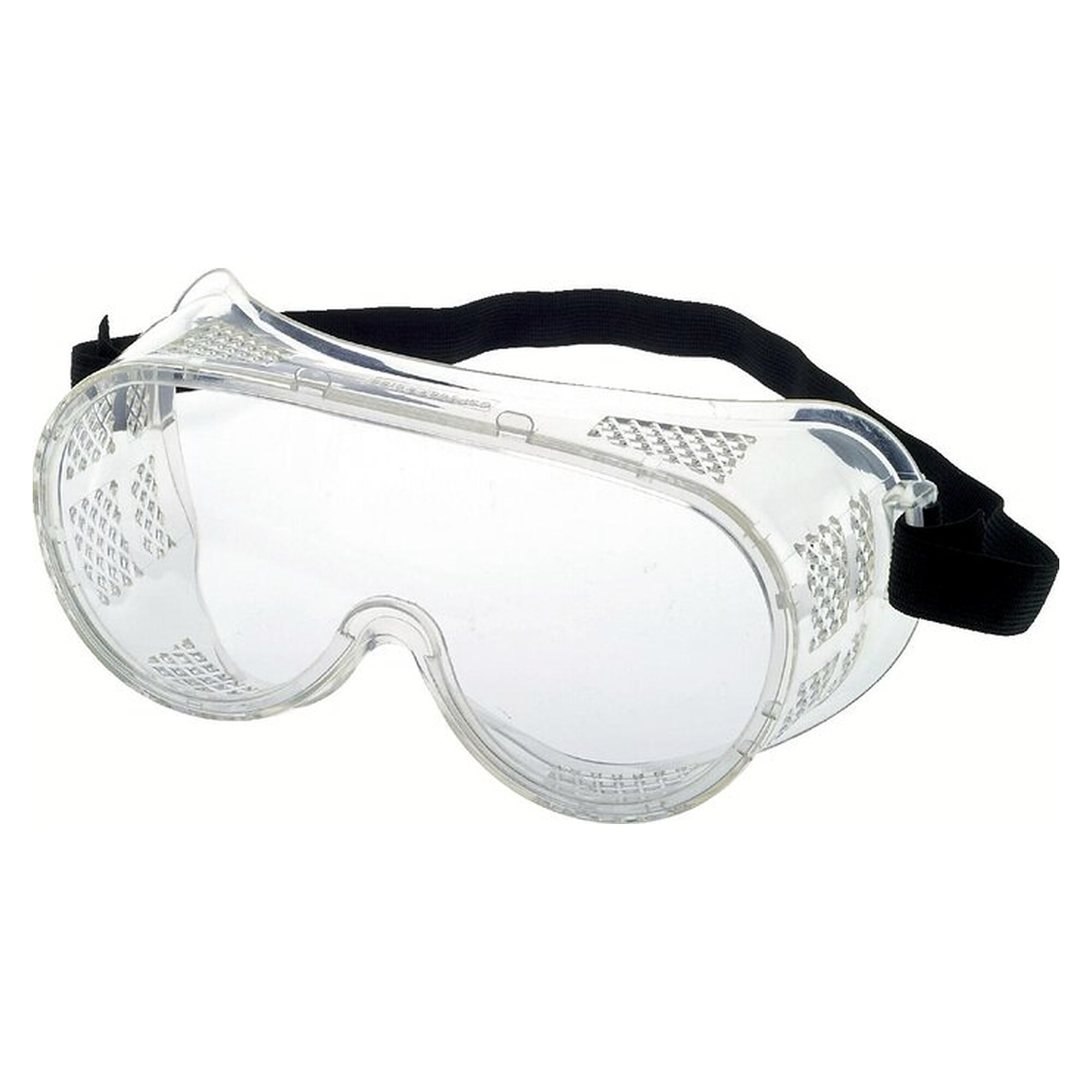 Vollsichtbrille, direkte Belüftung durch Perforation, gut über Korrekturbrille tragbar